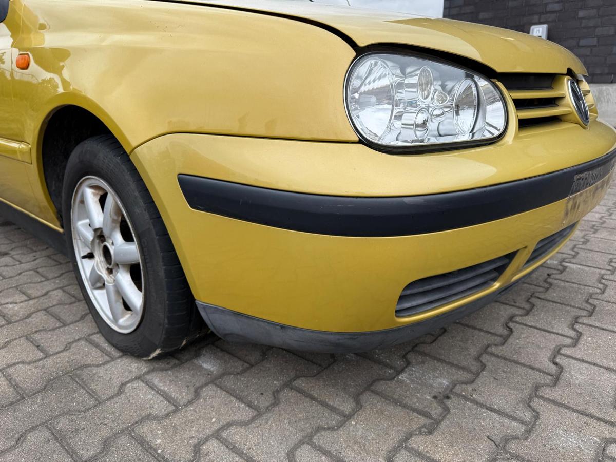 VW Golf 3/4 Cabrio Stoßstange Stoßfänger vorn LA1U Futuragelb Facelift BJ98